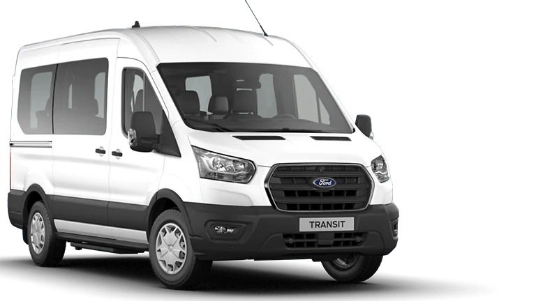Ford Transit Minibus: Komfort und Stil für bis zu 18 Personen